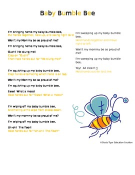 Preview of Baby Bumble Bee Song