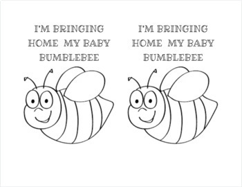 Preview of Baby Bumblebee Book