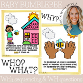 Baby Bumblebee Book with WH questions Special Education Preschool