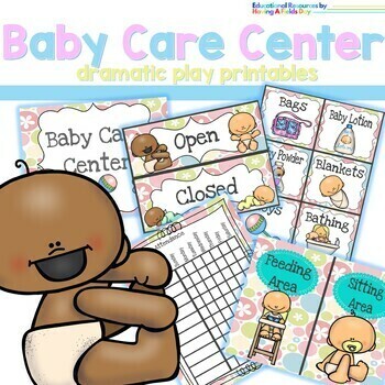 Preview of Dramatic Play - Baby Care Center | Daycare | Nursery