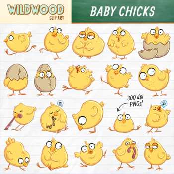 easter baby chicks clip art