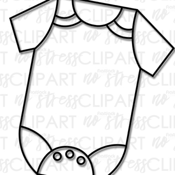baby onesie clip art