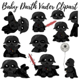 Baby Darth Vader Clipart || Starwars clipart || Mrs C's Di