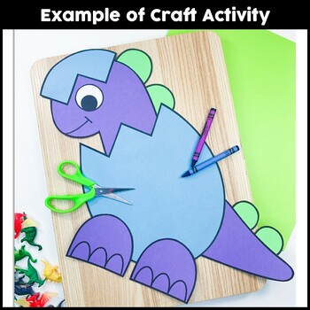 Baby Dinosaur Craft by Crafty Bee Creations | Teachers Pay Teachers