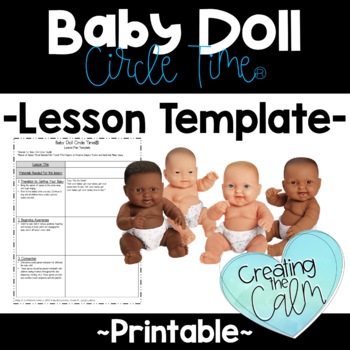 Preview of Baby Doll Circle Time® Lesson Plan Template