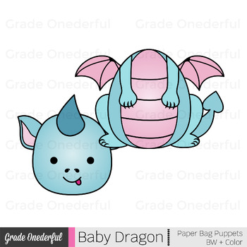 cute dragon template