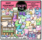 Baby Equipment Clip Art Bundle {Educlips Clipart}