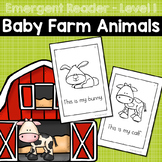 Baby Farm Animals Emergent Reader