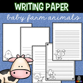 Baby Farm Animals Writing Pages