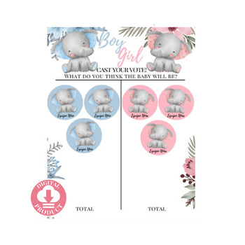 Qyler Baby Shower Gender Reveal Team Voting Board With Stickers - Baby  Shower Gender Reveal Team Voting Board With Stickers . shop for Qyler  products in India.