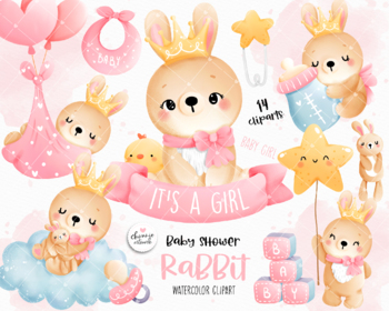 its a girl baby shower clip art