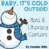 Winter Literacy and Math Stations-Baby It's Cold Outside