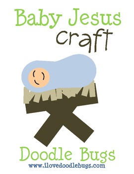 Preview of Baby Jesus Craft / Art Project { free download }