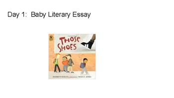 literary essay for those shoes