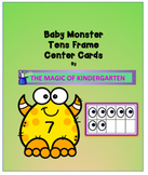 Baby Monster Tens Frame Cards