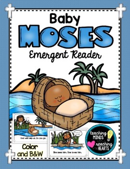 Preview of Baby Moses Bible Story Emergent Reader