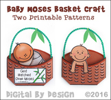 Baby Moses in an Envelope Basket Craft