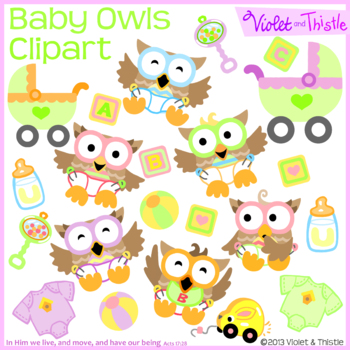 baby owl clipart