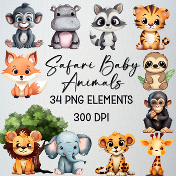 baby safari animals images