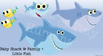 Preview of Baby Shark & Family + Little Fish