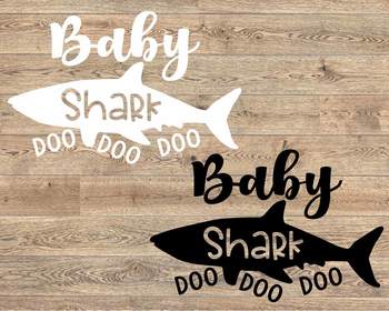 Download Baby Shark Svg Doo Doo Doo Mother S Day Mom Sea World Doo Baby Family 1303s