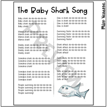 Baby Shark Song Lyrics