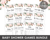 Baby Shower 12 Games Printable
