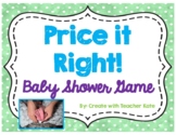 Baby Shower Game {Price it Right}