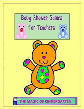 Baby Shower Games For Teachers By The Magic Of Kindergarten Tpt