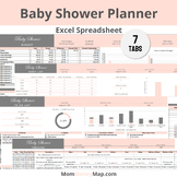 Baby Shower Planner Excel Spreadsheet