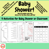 Baby Shower for a Colleague OR for Classroom Celebration o