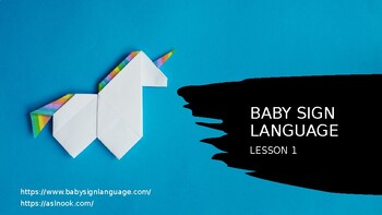 Preview of Baby Sign Language Lesson 1 of 4