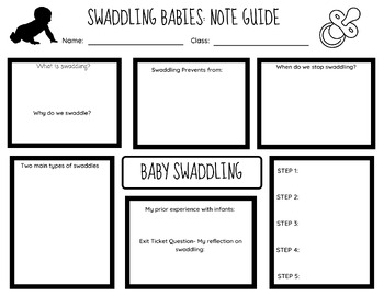 Preview of Baby Swaddling Scavenger Hunt