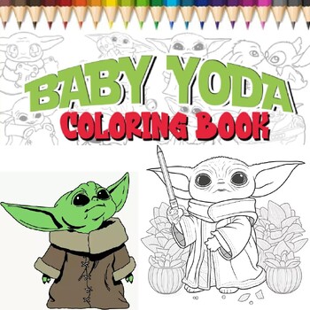 Baby Yoda coloring pages - ColoringLib