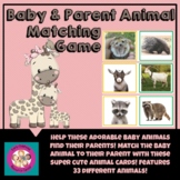 Baby and Parent Animal Matching Game