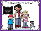 Babysitter's Binder of Forms