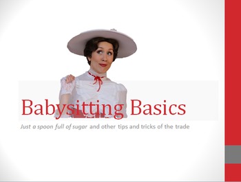 Preview of Babysitting Basics PowerPoint