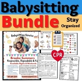 Babysitting Resource Bundle Activities Babysitter Flyer Em