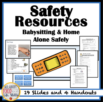 Preview of Babysitting & Home Alone Safety Resource | FCS, FACS, After school clubs