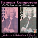 Bach Collaboration Portrait Poster | Famous Musicians Series