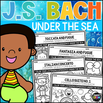 Preview of Bach Under the Sea | SEL Classical Music Listening Activities for Summer