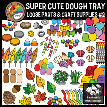 Dough Tray Icons Clipart, Play Dough Tools