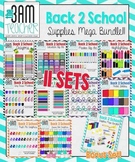 Back 2 School Supply List: Updated Bundle with 280 graphics!!!