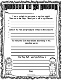 *Freebie* Welcom note for Back To School Night - Letter Fr