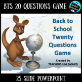 Back To School 20 Questions Game