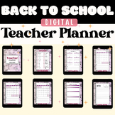 Back To School 2024 Digital Teacher Planner