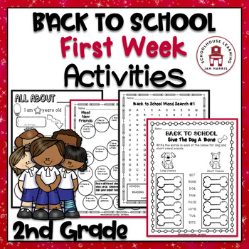 Preview of Back To School Activities For 2nd Grade