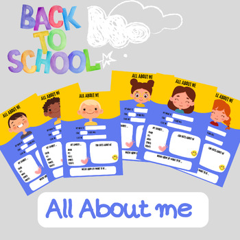 Preview of Back To School Activities | Getting To Know You | All About Me