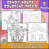 Back To School Activities Kids Candy Land House Coloring P