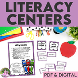 Back To School Activities | Literacy Centers | Printable a